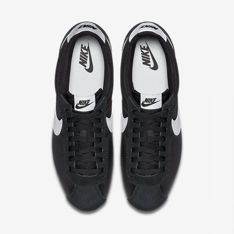 Nike Classic Cortez Nylon Unisex -kengät Mustavalkoinen