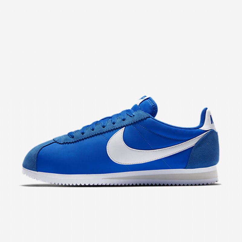 Nike Classic Cortez Nylon Unisex-kengät Sininen Valokuva Vaaleanharmaa Valkoinen