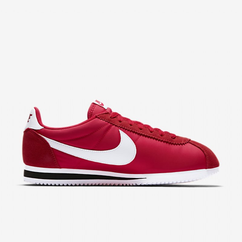 Nike Classic Cortez Nylon Unisex Shoes University Punainen Musta Valkoinen