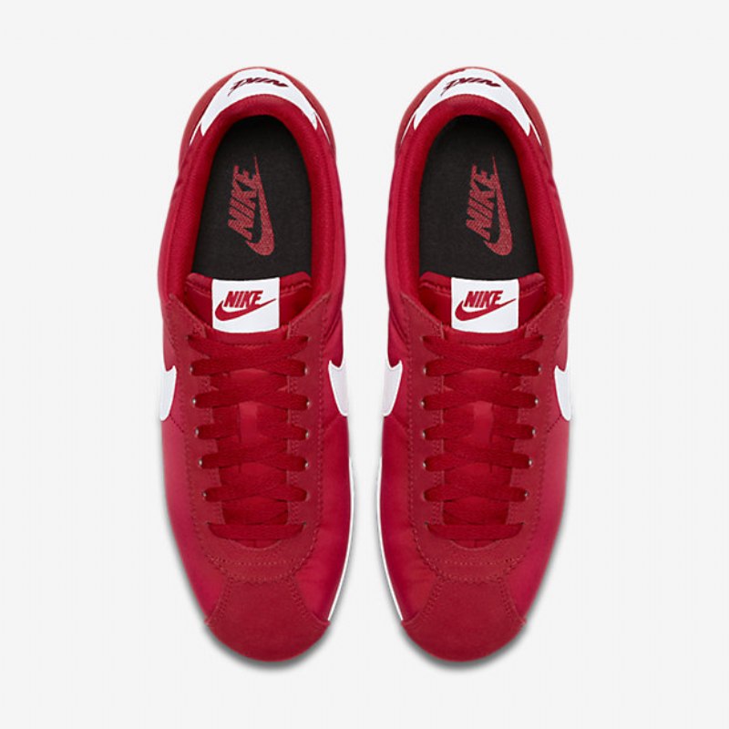 Nike Classic Cortez Nylon Unisex Shoes University Punainen Musta Valkoinen