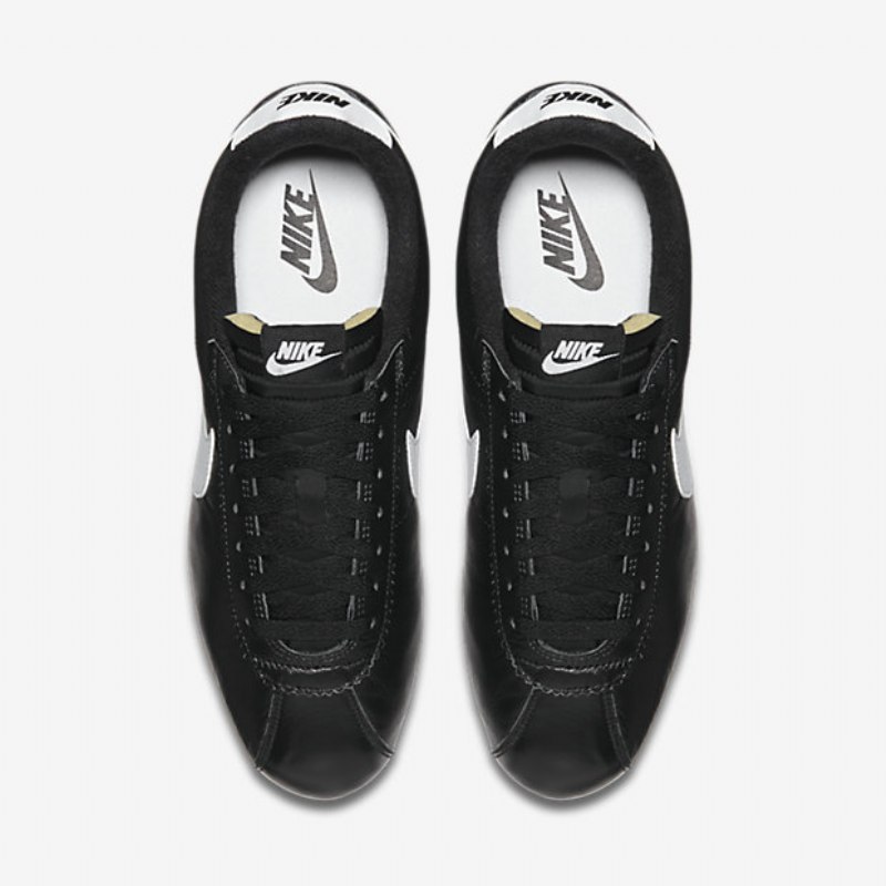 Nike Classic Cortez Premium Unisex -kengät Musta Neutraali Harmaa Valkoinen