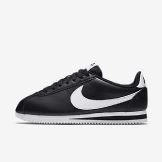 Nike Classic Cortezin Nahkakengät Mustavalkoinen