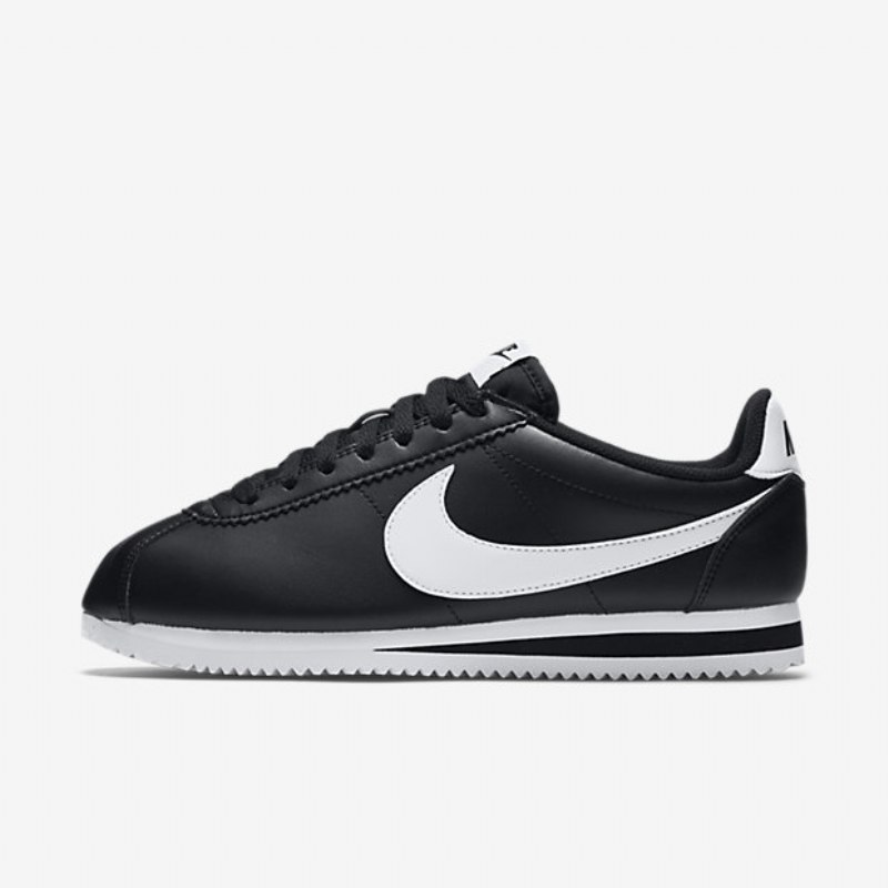 Nike Classic Cortezin Nahkakengät Mustavalkoinen