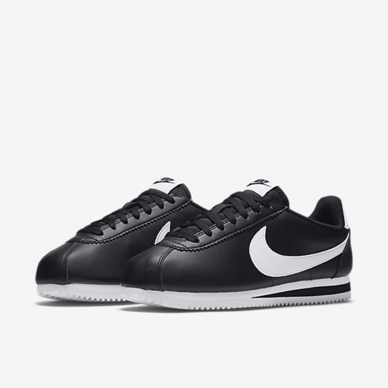 Nike Classic Cortezin Nahkakengät Mustavalkoinen