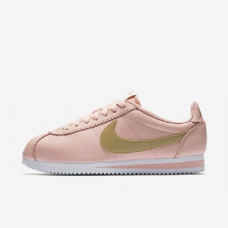 Nike Cortez Classic Naisten Arctic Orange White Metallic Gold