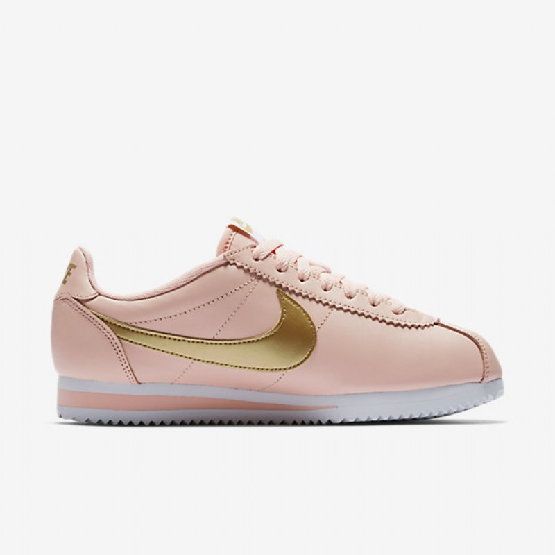 Nike Cortez Classic Naisten Arctic Orange White Metallic Gold