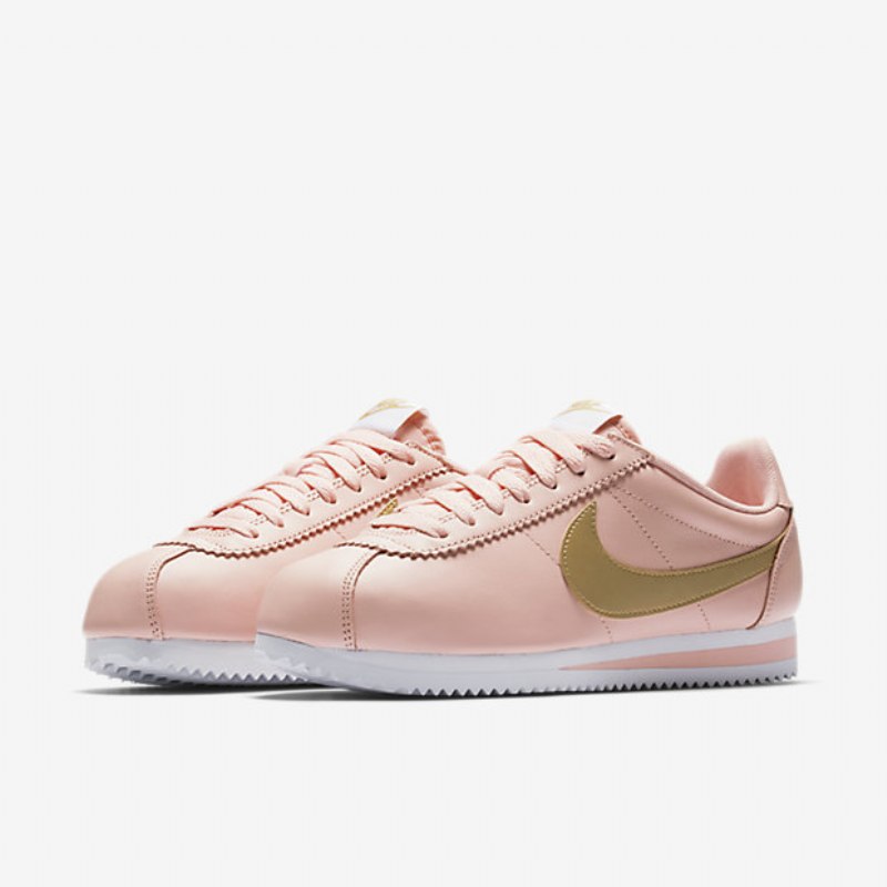 Nike Cortez Classic Naisten Arctic Orange White Metallic Gold