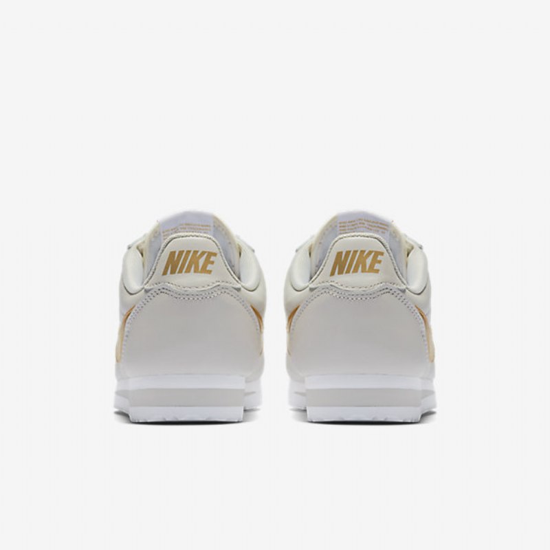 Nike Cortez Classic Naisten Light Bone White Metallic Gold