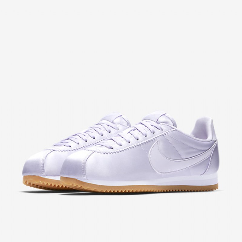Nike Cortez Classic Qs Chaussure Barely Grape White Keltainen Purukumi