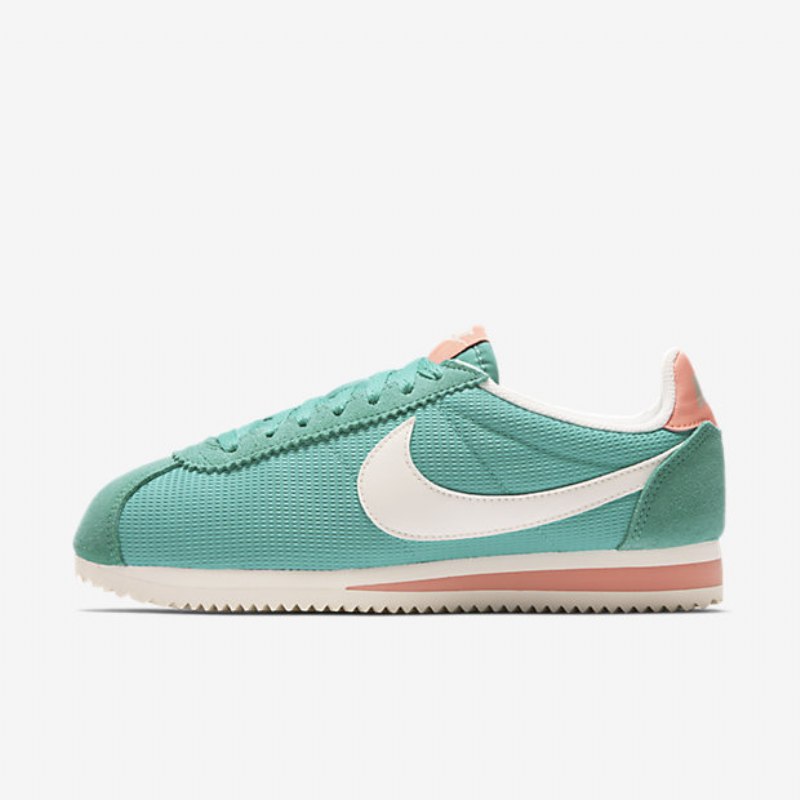 Nike Cortez Classic Textile Shoes Teal Pesty Atomic Rose Veil