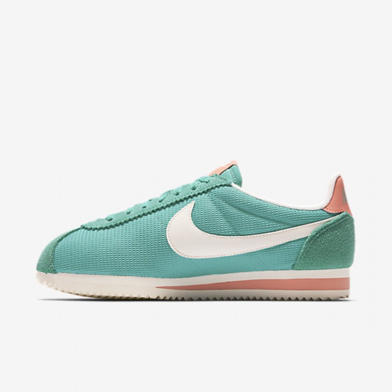 Nike Cortez Classic Textile Shoes Teal Pesty Atomic Rose Veil