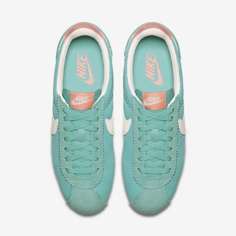 Nike Cortez Classic Textile Shoes Teal Pesty Atomic Rose Veil