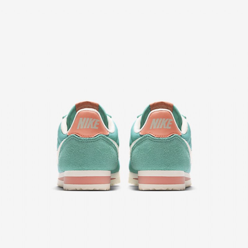 Nike Cortez Classic Textile Shoes Teal Pesty Atomic Rose Veil