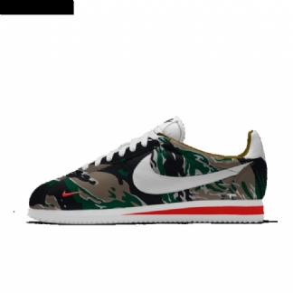 Nike Cortez Kengät Naamiointi Tiger White Bright Crimson