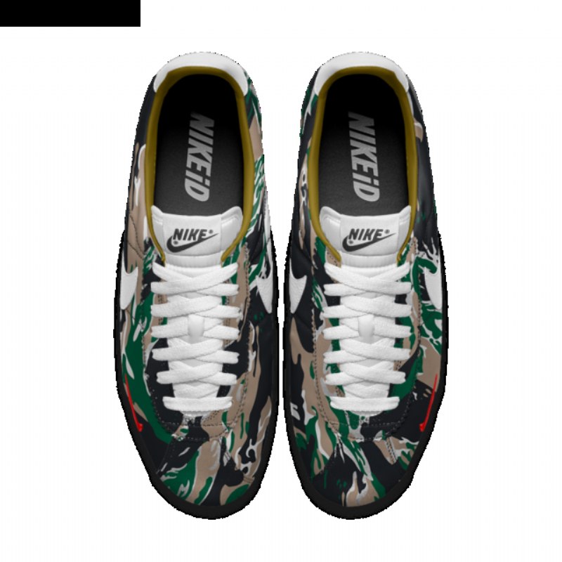 Nike Cortez Kengät Naamiointi Tiger White Bright Crimson