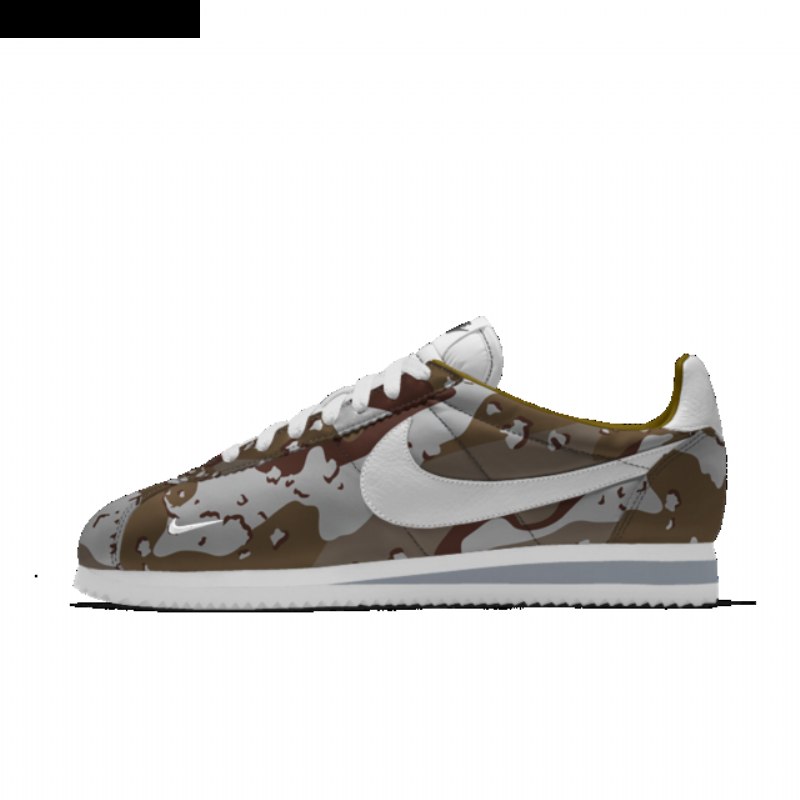 Nike Cortez Shoes Desert Camo White Cool Grey