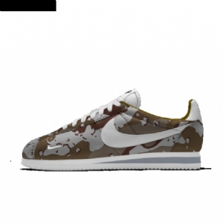 Nike Cortez Shoes Desert Camo White Cool Grey