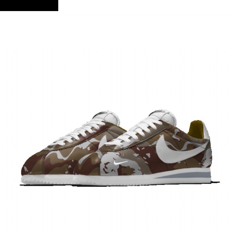 Nike Cortez Shoes Desert Camo White Cool Grey