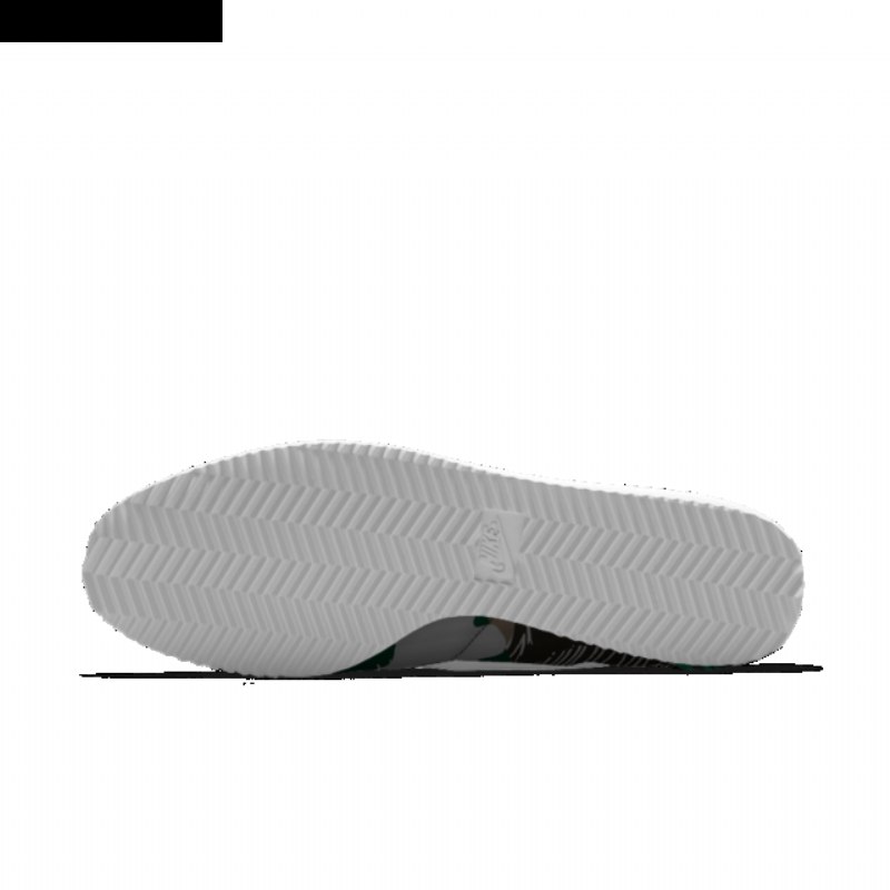 Nike Cortez Shoes Leaf Camo White Volt