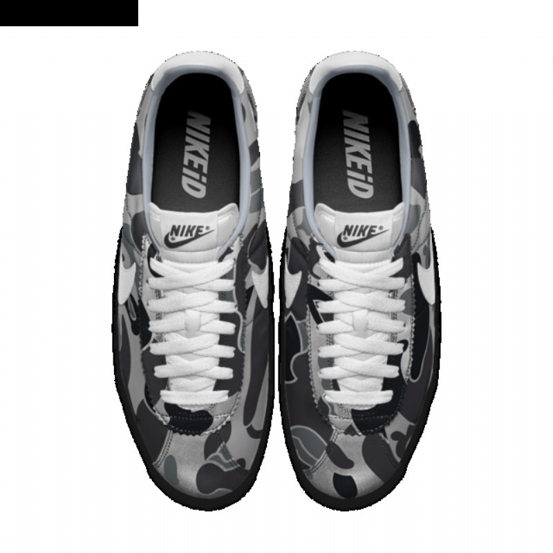 Nike Cortez Shoes Tone Duck Camo White Black