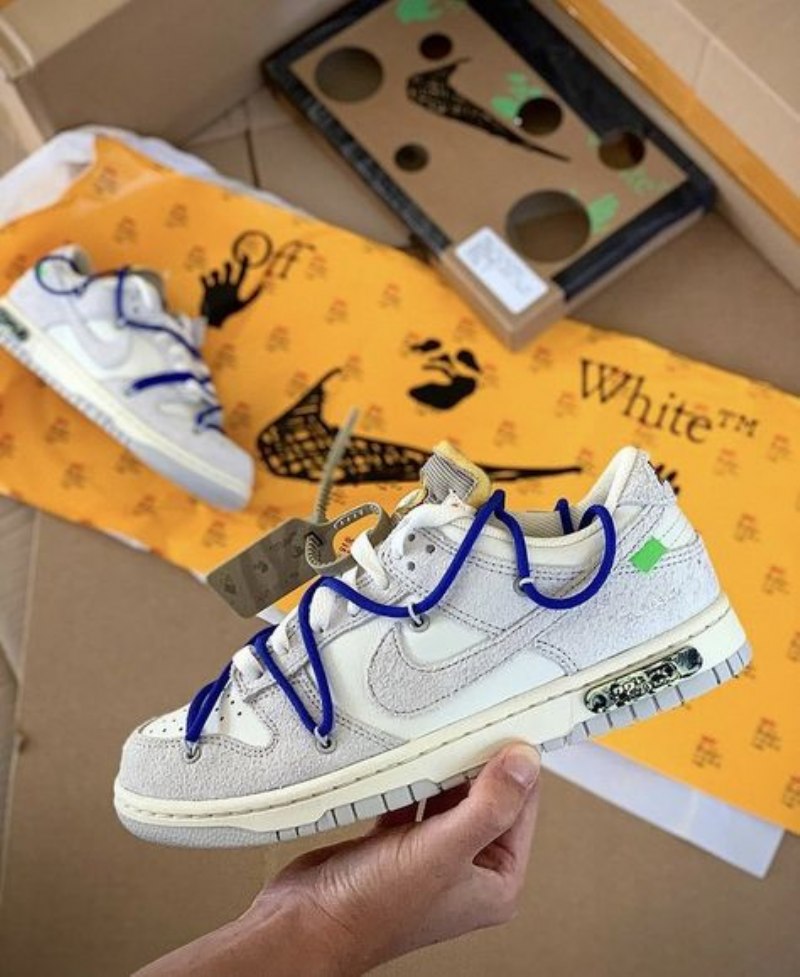 Nike Dunk Low Luonnonvalkoinen Lot 32