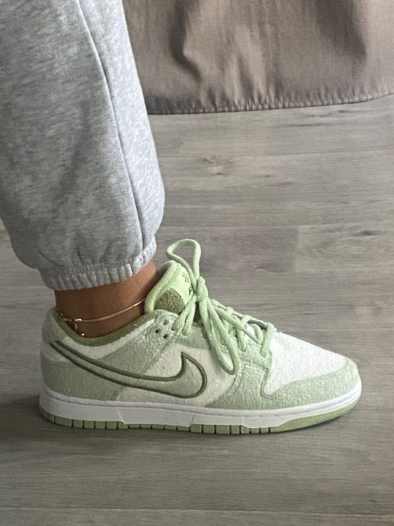 Nike Dunk Low Se Fleece Vihreä