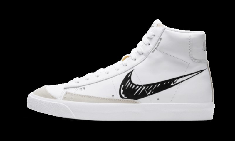 Nike Mid Sketch Black Swoosh Blazer