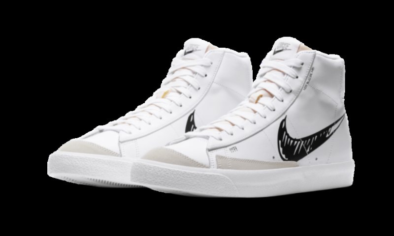Nike Mid Sketch Black Swoosh Blazer