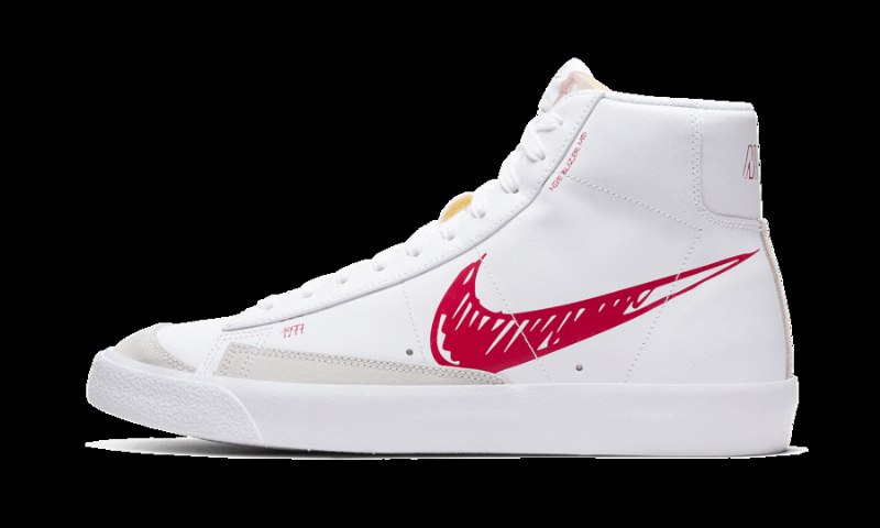 Nike Mid Sketch Red Swoosh Blazer