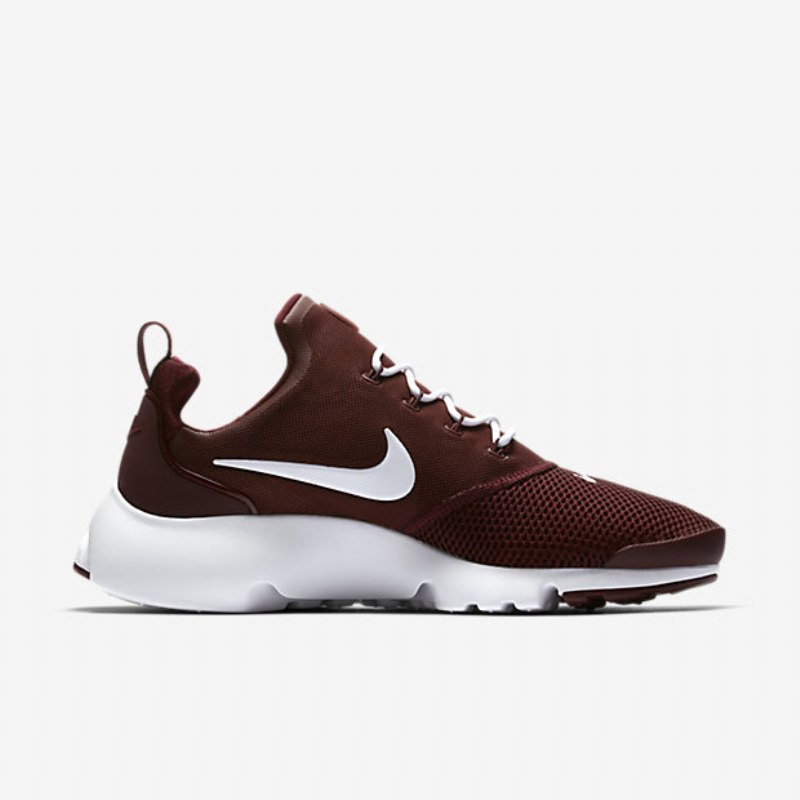 Nike Presto Fly Miesten Tummanpunainen Joukkue Valkoinen