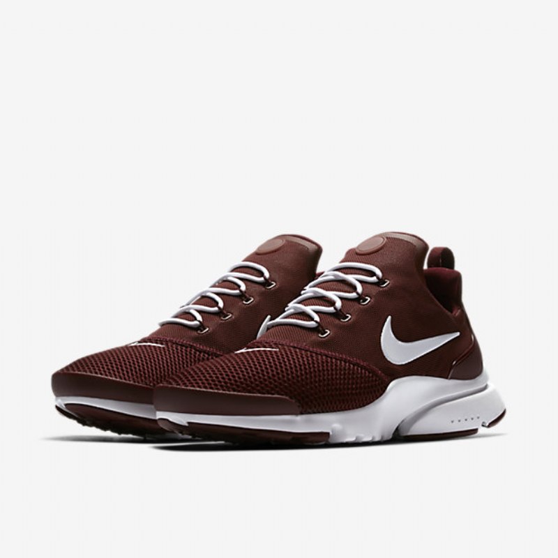 Nike Presto Fly Miesten Tummanpunainen Joukkue Valkoinen