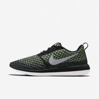 Nike Roshe Flyknit 365 Two Miesten Volt Green Tarrat Musta Harmaa Susi