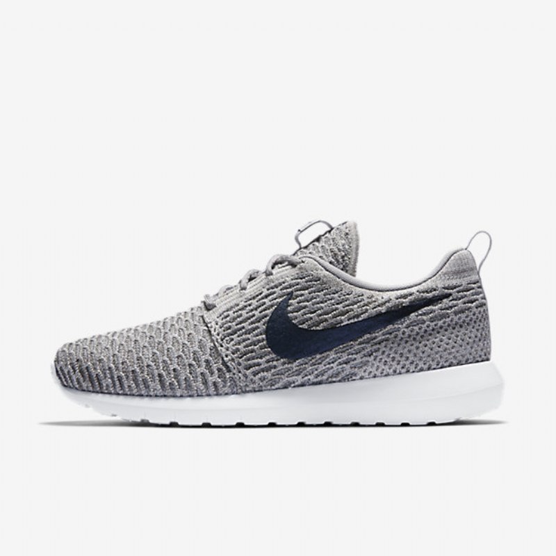 Nike Roshe Flyknit Miesten Vaaleanhiilenharmaa Susi Tummanharmaa Tumma Obsidiaani
