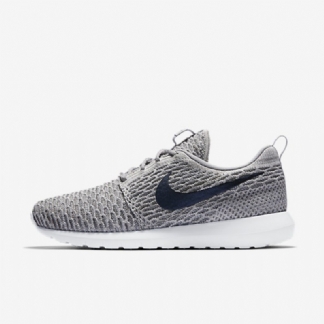 Nike Roshe Flyknit Miesten Vaaleanhiilenharmaa Susi Tummanharmaa Tumma Obsidiaani