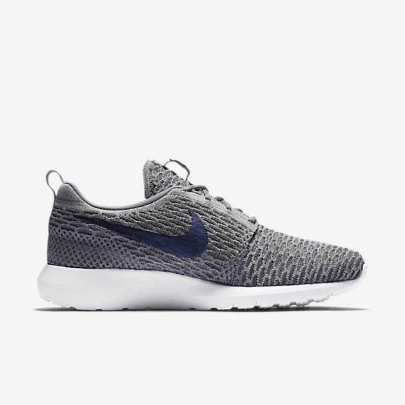 Nike Roshe Flyknit Miesten Vaaleanhiilenharmaa Susi Tummanharmaa Tumma Obsidiaani