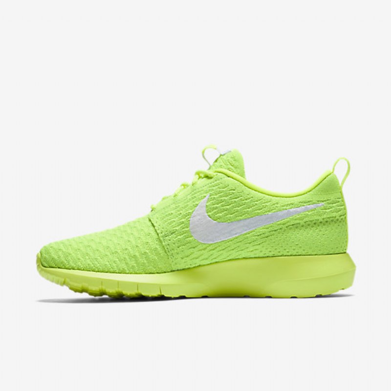 Nike Roshe Flyknit Miesten Volt Electric Green White