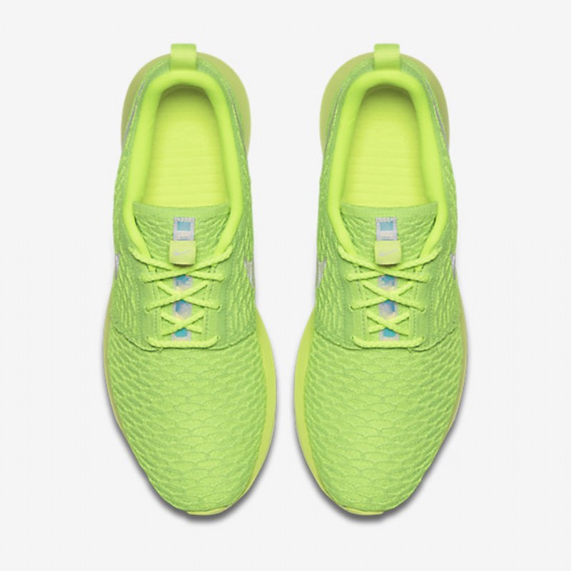 Nike Roshe Flyknit Miesten Volt Electric Green White