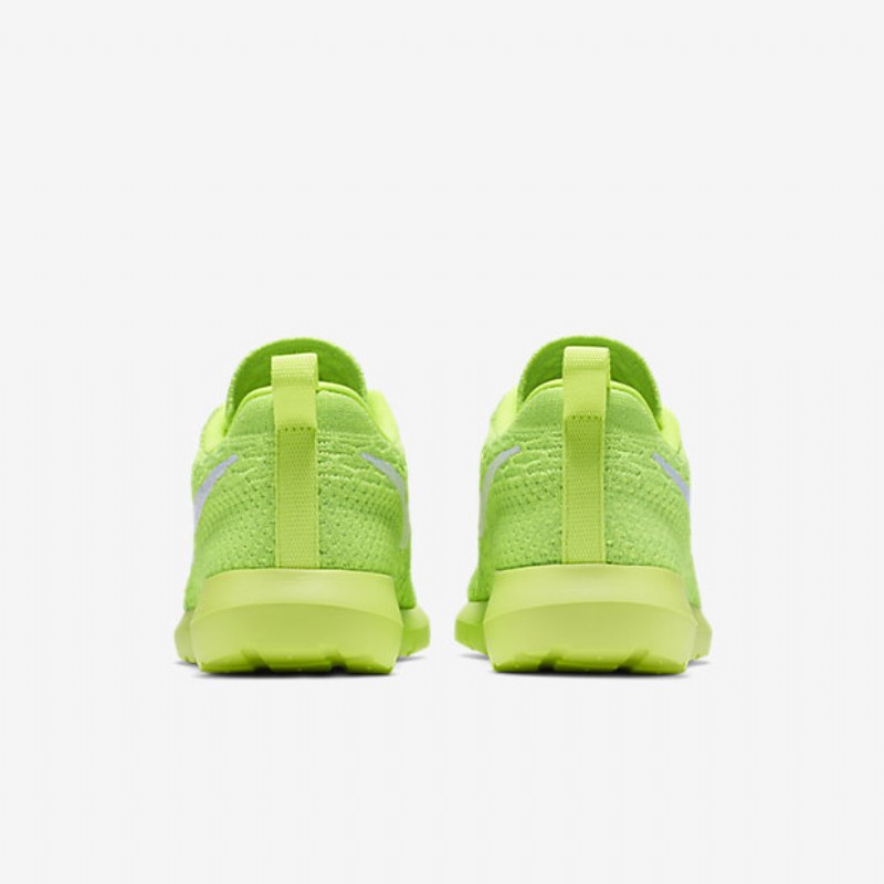 Nike Roshe Flyknit Nm Kengät Volt Electric Vihreä Valkoinen