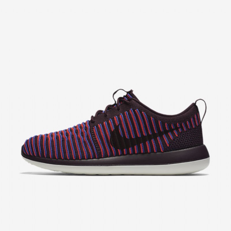 Nike Roshe Flyknit Two Shoes Bordeaux Syvä Kirkas Crimson Purple Persian