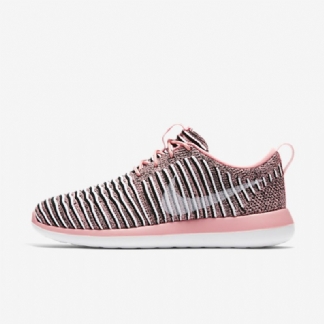 Nike Roshe Flyknit Two Shoes Melonikiilto Musta Valkoinen