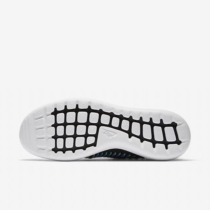 Nike Roshe Flyknit Two Shoes Musta Sininen Photo Volt