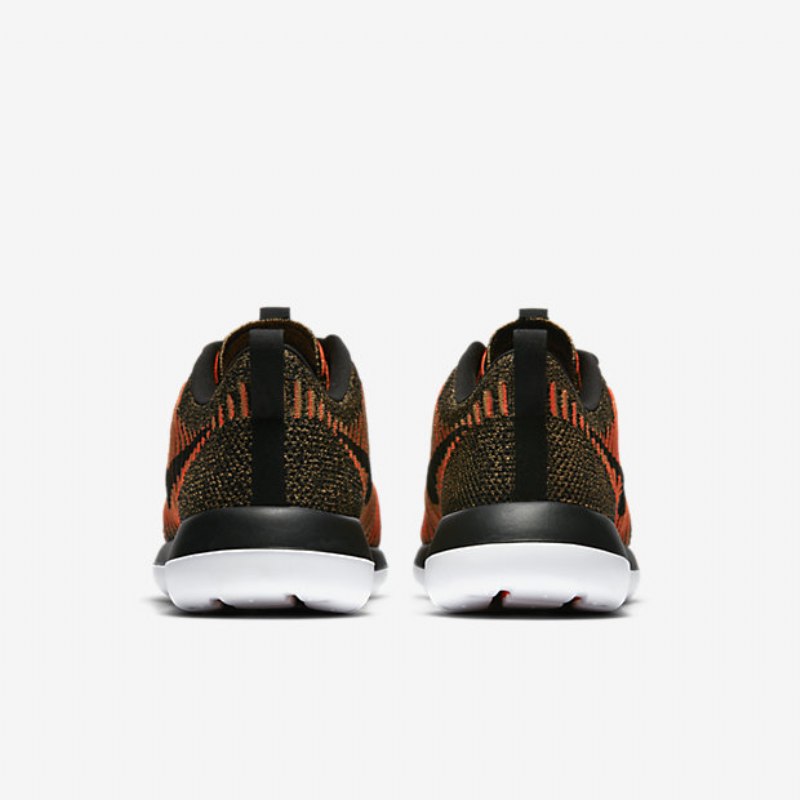Nike Roshe Flyknit Two Shoes Musta Valkoinen Oranssi Max