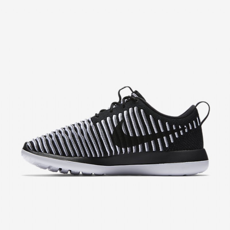 Nike Roshe Flyknit Two Shoes Musta Valkoinen Viileä Harmaa