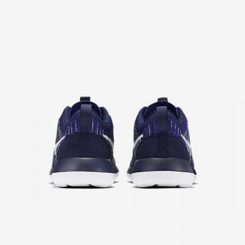 Nike Roshe Flyknit Two Shoes Navy College Paramount Blue White