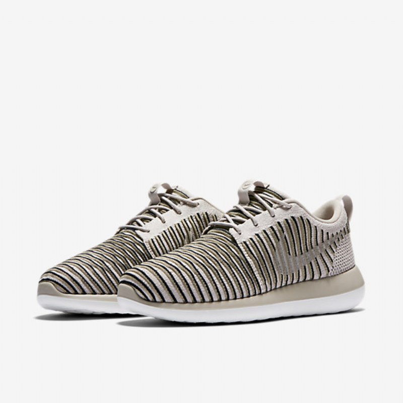 Nike Roshe Flyknit Two Shoes String Neutraali Oliivinmusta