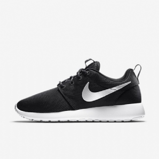 Nike Roshe One -kengät Mustavalkoinen Metallinen Platina