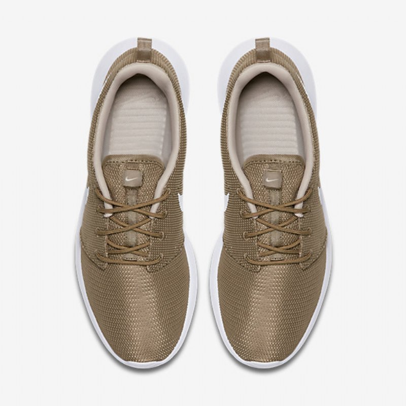 Nike Roshe One Shoes Khaki Oatmeal White