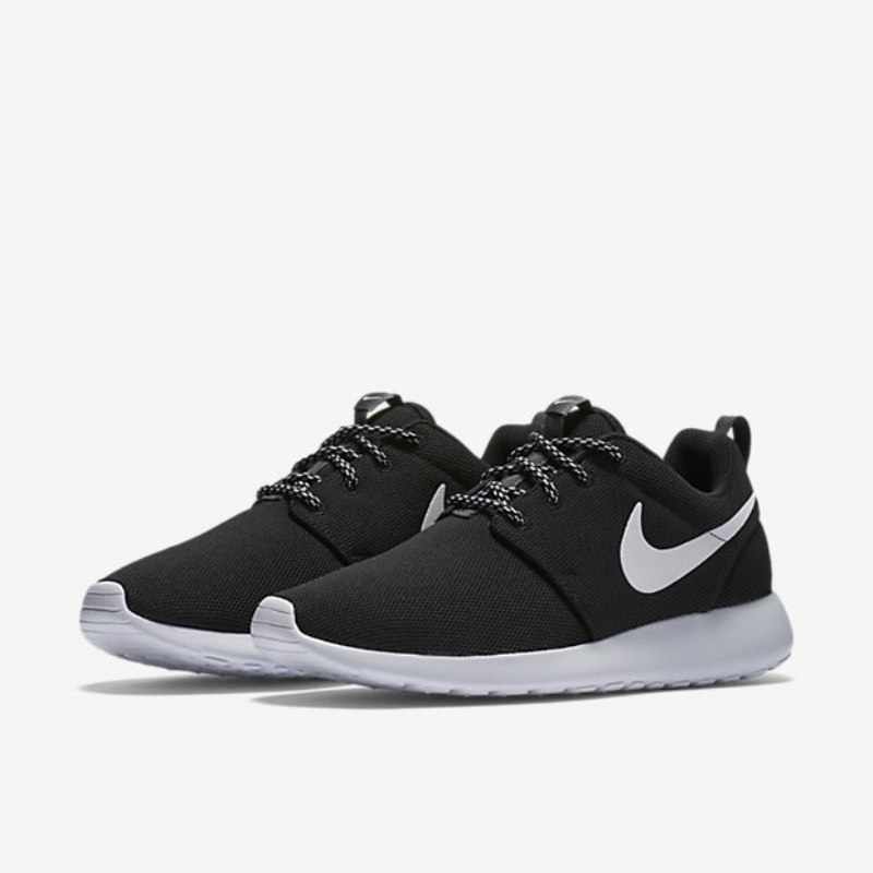 Nike Roshe One Shoes Musta Tummanharmaa Valkoinen