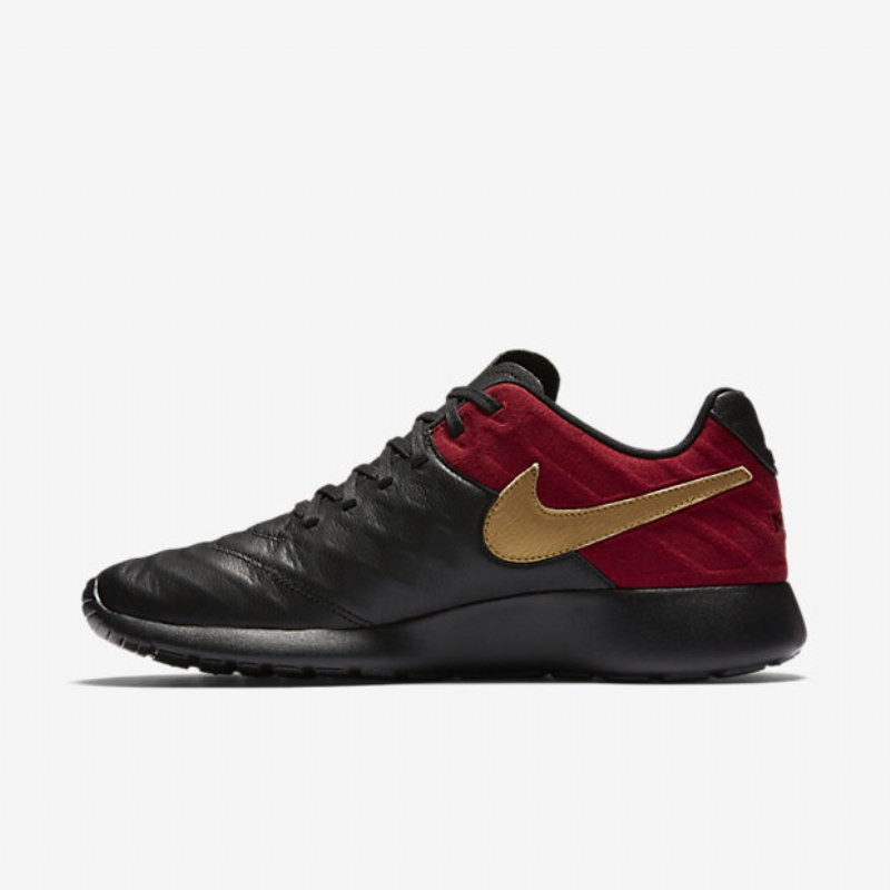 Nike Roshe Tiempo Vi Fc Miesten Musta Punainen Joukkue Metallic Gold