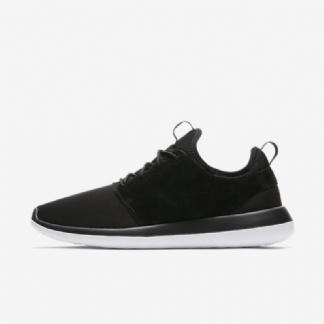 Nike Roshe Two Breathe -kengät Musta Valkoinen Metallikulta